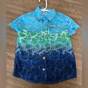 Ocean & Coast Blue and Green Fish Shirt